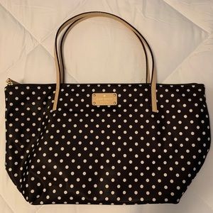 Kate Spade Polka Dot Nylon Tote